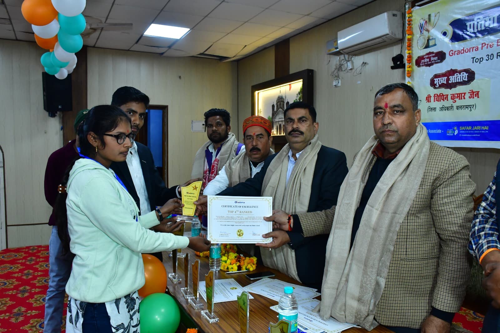 Merit Ceremony Group Moment